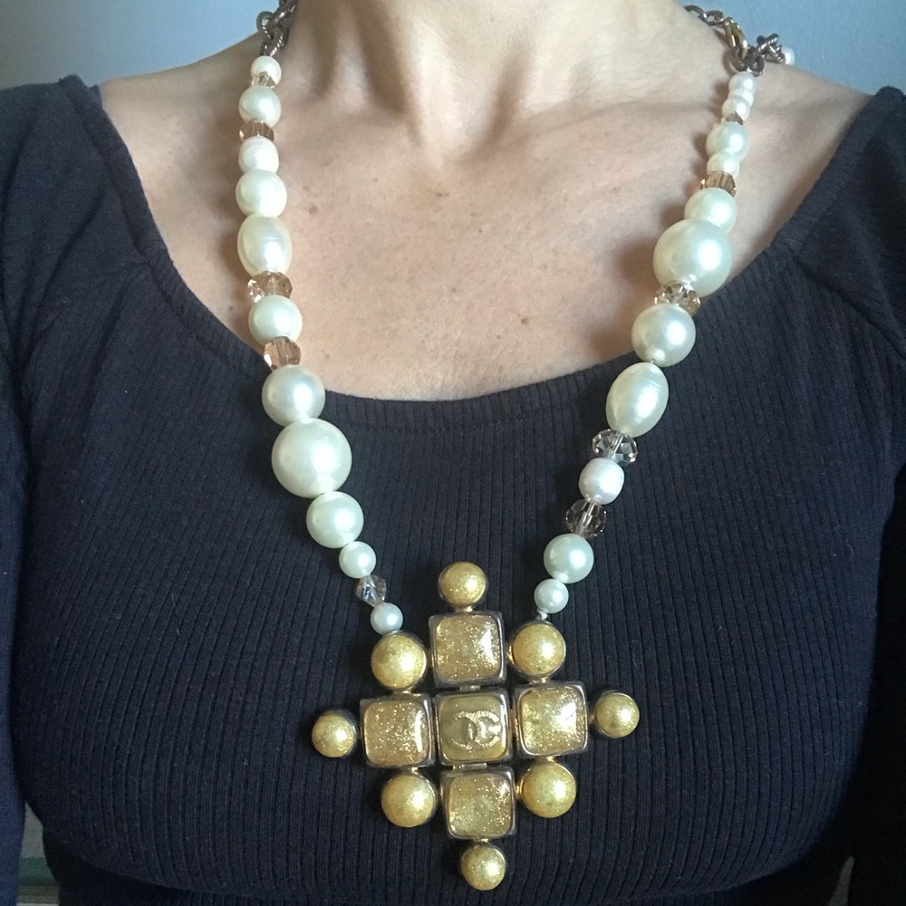 Large Chanel Statement Necklace - image 2